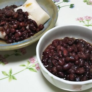 圧力鍋で簡単♪小豆煮☆